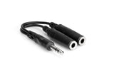 Hosa 1/4 Inch Male To 2 x Stereo 1/4 Inch Female - One Headphone Jack To Two Headphones Cable