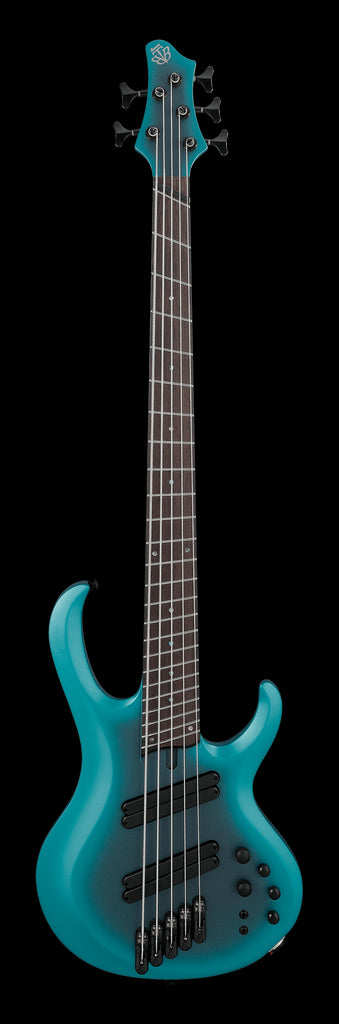 Ibanez Btb605ms Multi Scale 5 String Bass Cerulean Aura Burst Matte In Case At Sound Centre 1834