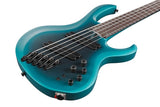 Ibanez BTB605MS Multi Scale 5 String Bass - Cerulean Aura Burst Matte