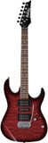 Ibanez GRX70QA Electric Guitar - Trans Red Sunburst