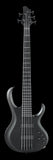Ibanez Iron Label BTB625EX 5 String Bass - Black Flat
