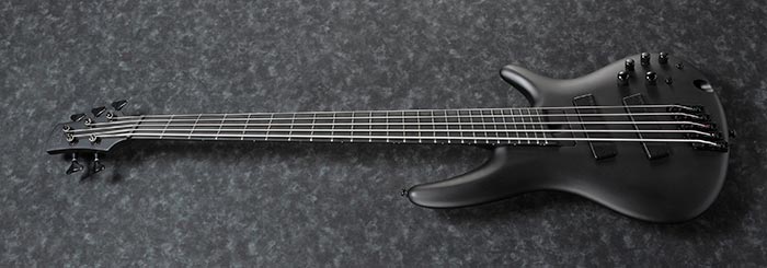 Ibanez Iron Label SRMS625EX 5 String Multiscale Bass - Black Flat