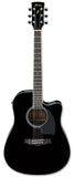Ibanez PF15ECE Acoustic-Electric Guitar - Black High Gloss
