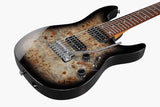 Ibanez Premium AZ427P1PB 7 String - Charcoal Black Burst