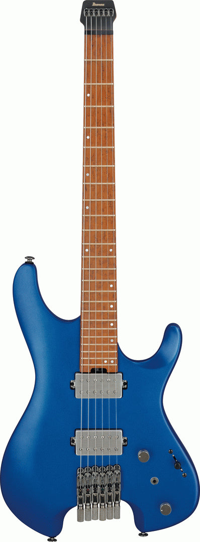 Ibanez Premium Quest Series Q52 Headless Guitar - Laser Blue Matte