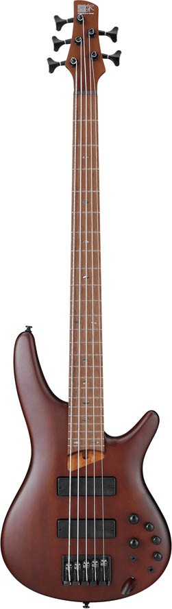 Ibanez SR505E 5 String Bass Guitar - Brown Mahogany