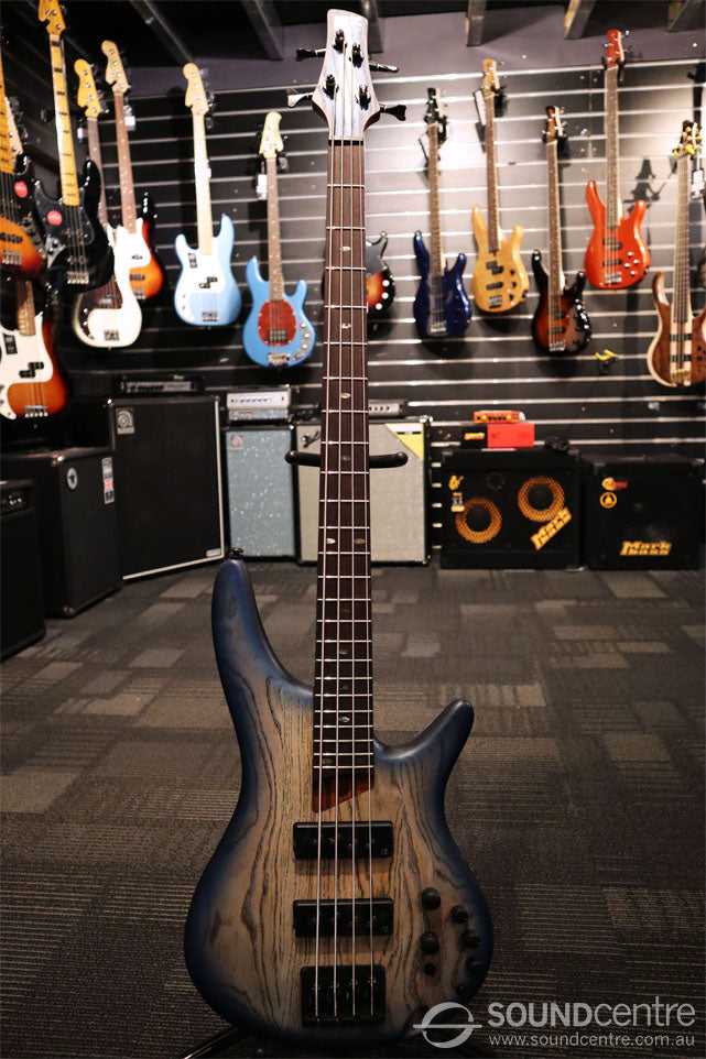 Ibanez SR600E  Bass Guitar - Cosmic Blue Starburst Flat