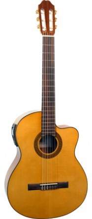 Katoh MCG20CEQ Classical-Electric Cutaway Guitar