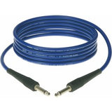 Klotz 6 Metre Kik Jack To Jack Instrument Cable with Blue Nickel Connectors