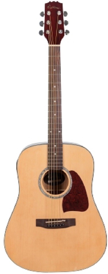 Martinez Beginner Acoustic Dreadnought Guitar Pack