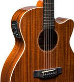 Martinez Southern Star Series MFPC-8C Folk Size Acoustic-Electric Guitar