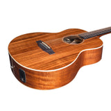 Martinez Southern Star Series MTT-8-NGL Koa Solid Top Acoustic-Electric TS-Mini Guitar - Natural Gloss