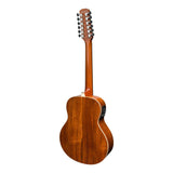 Martinez Southern Star Series MTT-812-NGL 1 Koa Solid Top Acoustic-Electric 12 String TS-Mini Guitar - Natural