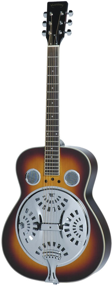 Martinez Spider Style Resonator Guitar - Vintage Sunburst