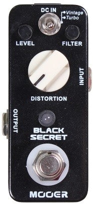 Mooer Black Secret Distortion Micro Guitar Effects Pedal