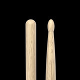 Promark 7A Wood Tip Drumsticks - Shira Kashi Oak
