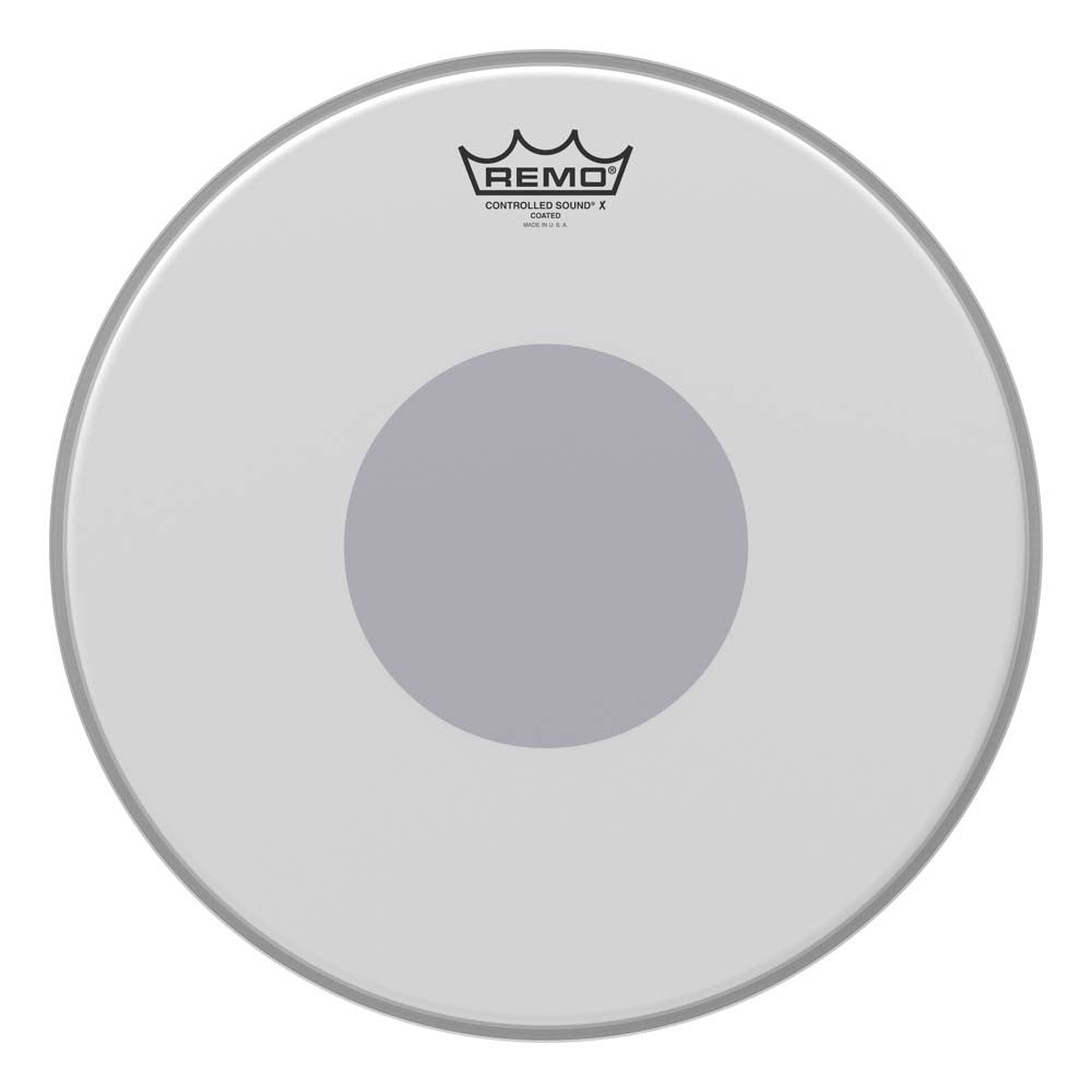 Remo Controlled Sound X Coated Black Dot Snare Drumhead - Bottom Black Dot