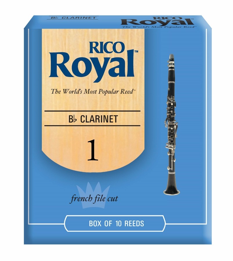 Rico Royal Bb Clarinet 1.0 Reeds - 10 Pack