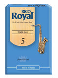 Rico Royal Tenor Saxophone 5.0 Reeds - 10 Pack