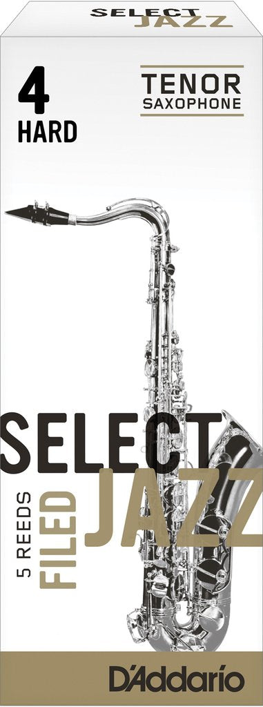 Rico Select Jazz Filed Tenor Saxophone Reeds - 5 Pack