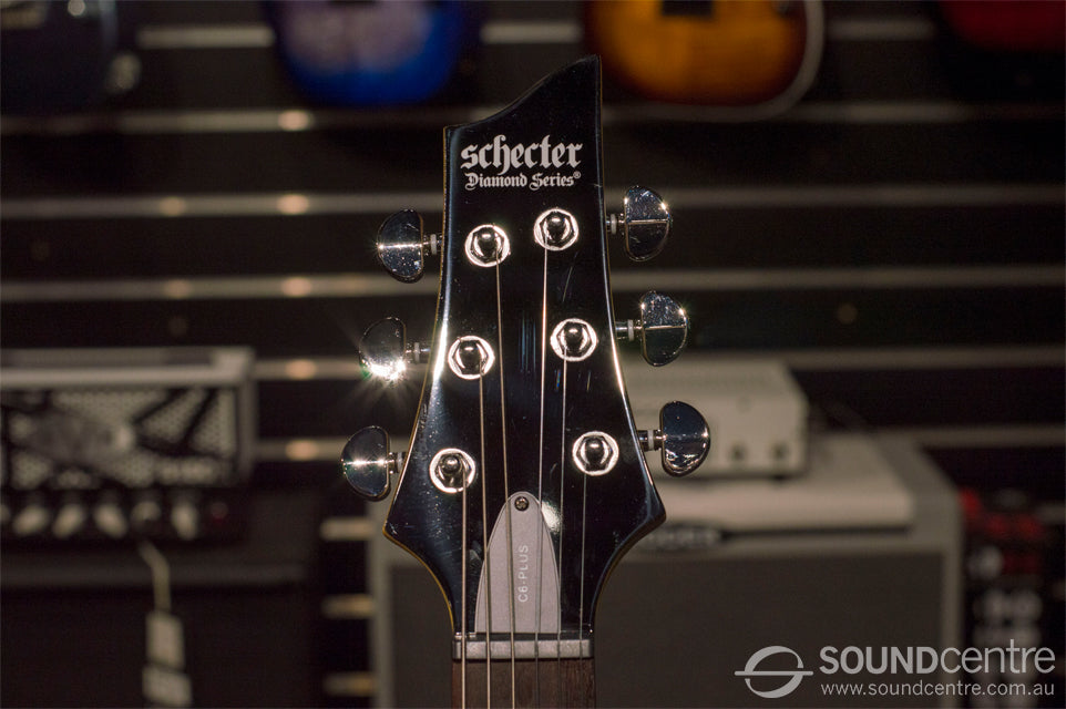 Schecter C-6 Plus Electric Guitar - Electric Magenta