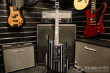 Schecter Synyster Custom - Gloss Black With Silver Pin Stripes