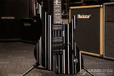 Schecter Synyster Standard Synyster Gates Signature Electric Guitar - Gloss Black w/ Silver Pin Stripes