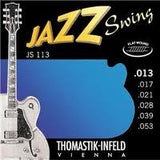 Thomastik JS113 Jazz Swing 13-53 Medium Flatwound Electric Guitar Strings