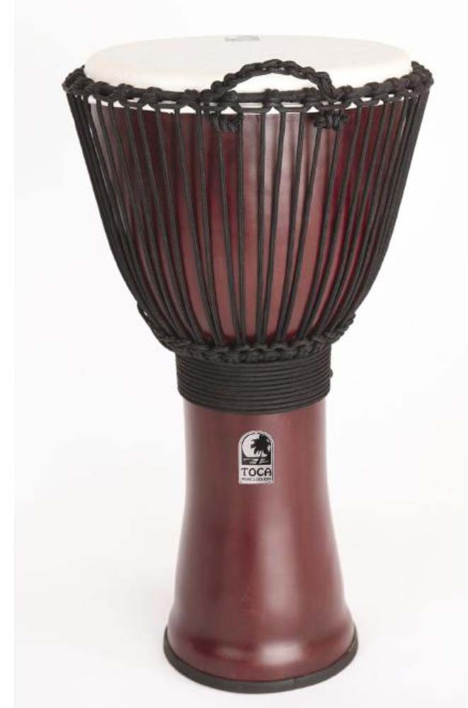 Toca 12 Inch Freestyle 2 Series Synthetic Head Djembe - Red