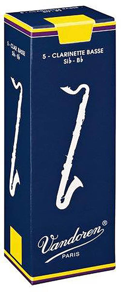 Vandoren Traditional Bass Clarinet Reed - 5 Pack – Sound Centre