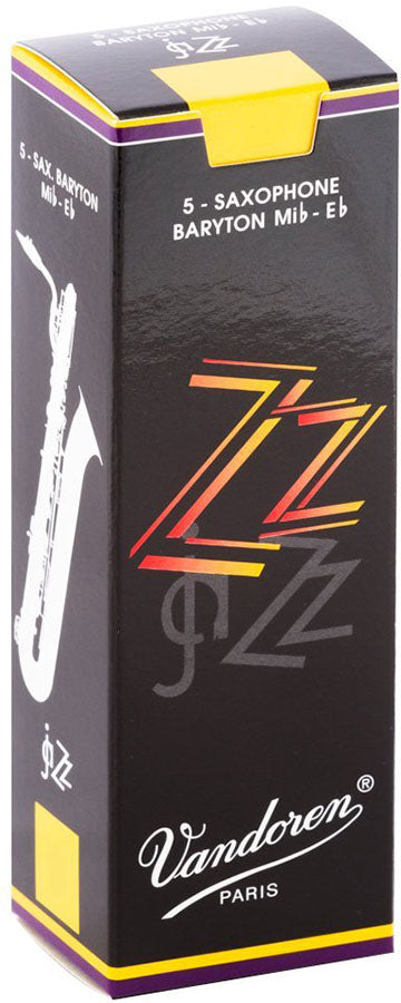 Vandoren ZZ  Jazz Baritone Saxophone Reeds - 5 Pack