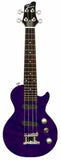 Vorson Les Paul Shape Electric Mini Ukulele - Purple