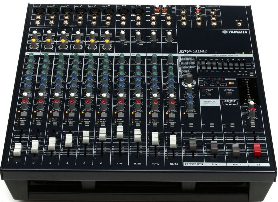 Motorcycle Mixer Yamaha EMX5014C 2x500W Powered Mixer – Sound Centre
