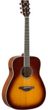 Yamaha FG TransAcoustic Dreadnought Acoustic-Electric Guitar - Brown Sunburst