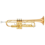 Yamaha YTR6335RC Commercial Model Gold Lacquer Bb Trumpet - Two Piece Gold Brass Bell